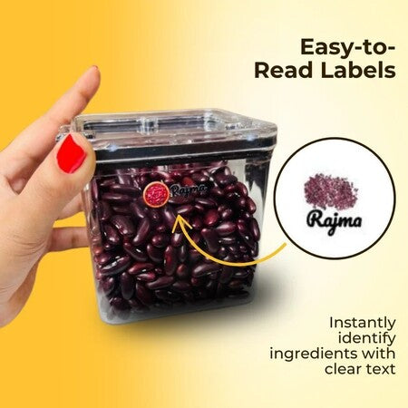 3D Kitchen Label Stickers 1 Set ( 80 Stickers)