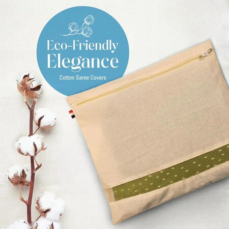 Cotton Saree Covers with Zip