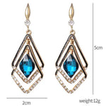 Sapphire Diamond Earrings