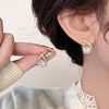 Tessa LILI Teardrop Moissanite Diamond Earrings