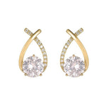 Tessa LILI Teardrop Moissanite Diamond Earrings