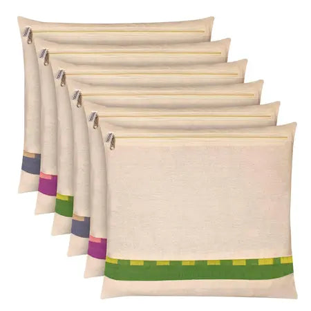 Cotton Saree Covers with Zip